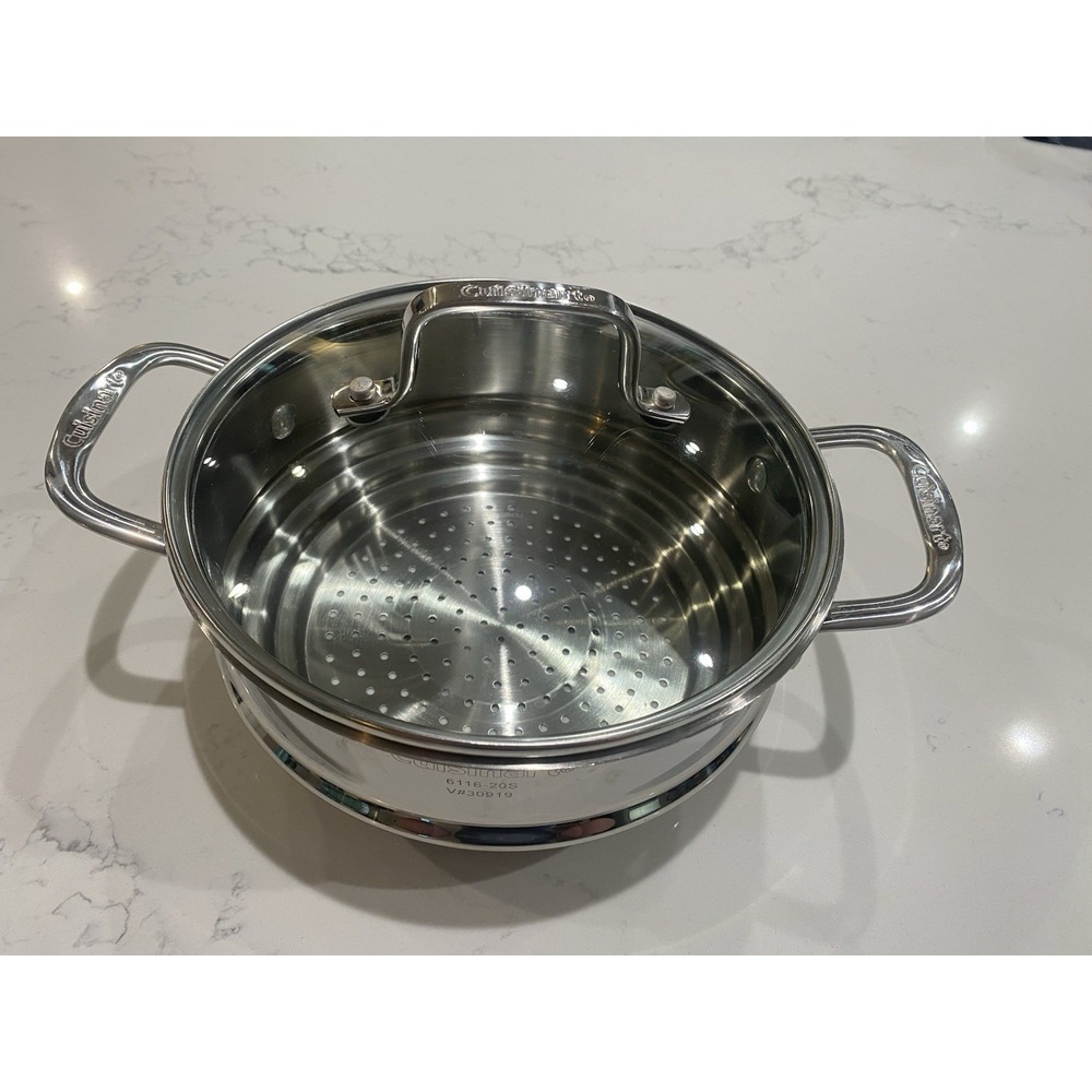 Cuisinart 6116-20S 20cm Universal Steamer Insert w/ Lid Chef's Stainless Steel